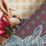 Dekorationsstof gobelin søde harekillinger – lysegul,  thumbnail number 4