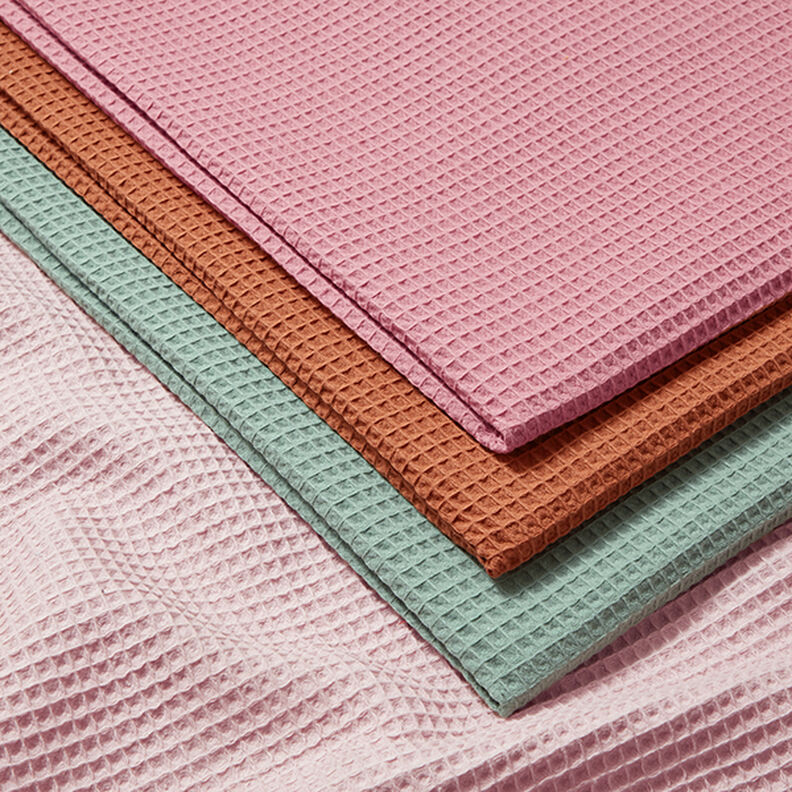 Vaffelpiqué – rosé,  image number 4