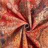 Dekorationsstof Halvpanama Etno-ornamenter – terracotta,  thumbnail number 3
