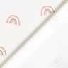 GOTS Bomuldsjersey fine regnbuer Digitaltryk – elfenben,  thumbnail number 4