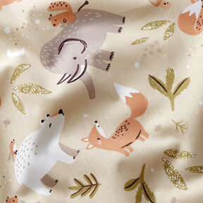 Bomuldspoplin dyr fra hele verden – natur, 