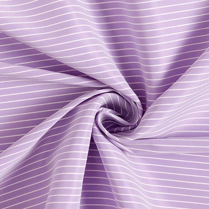 Stretchstof elastisk på langs med striber på tværs – pastelviolet,  image number 3