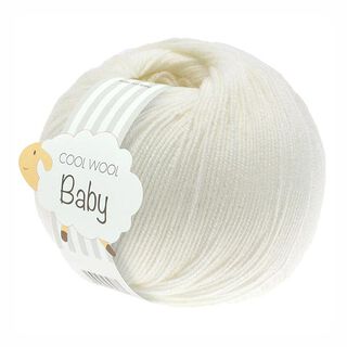 Cool Wool Baby, 50g | Lana Grossa – hvid, 