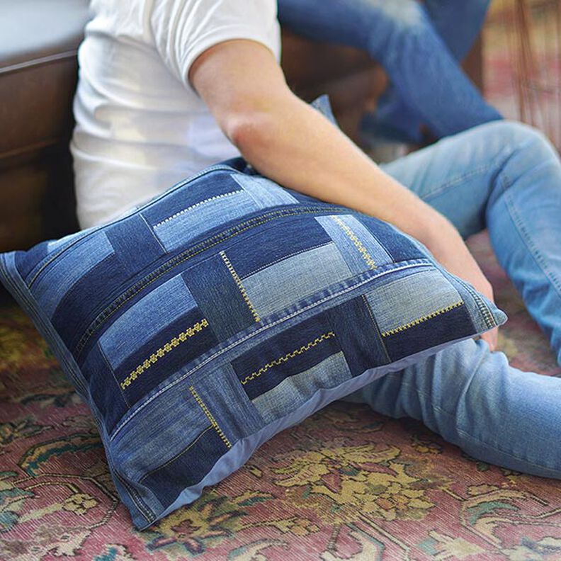 Sytrådssæt Denim [ 100m | 6 Styk ] | Gütermann creativ – farvemix,  image number 4