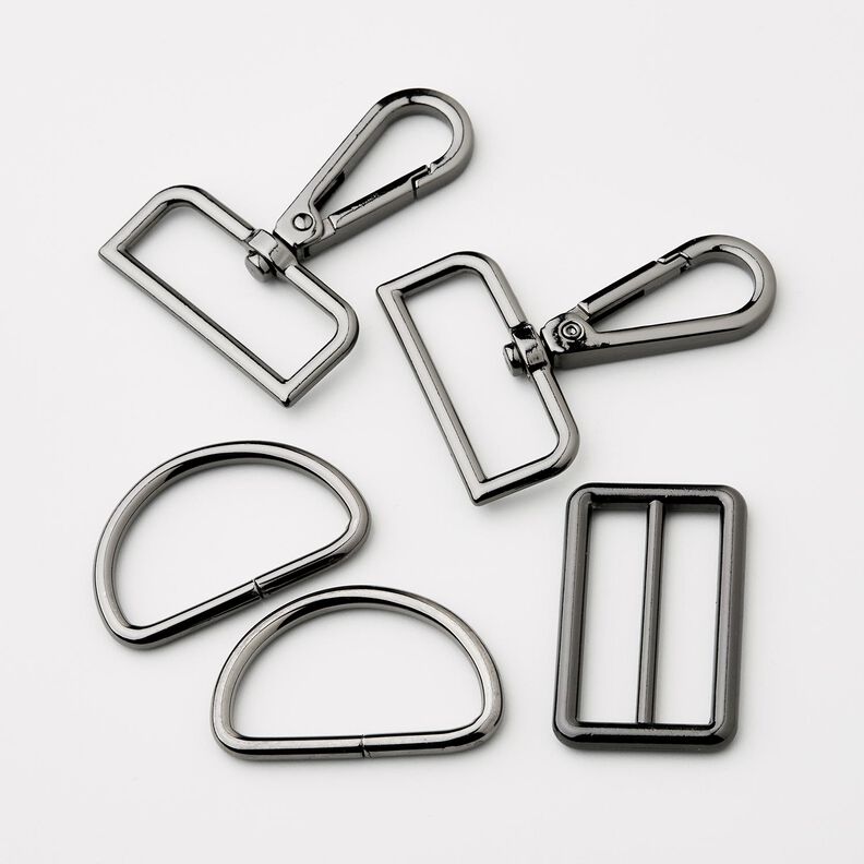 Tasker tilbeh&oslash;r Set [5-delt | 38 mm] &ndash; antracit,  image number 1