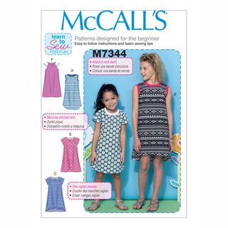 Kjole til børn|Bluse, McCalls | 104 - 122, 
