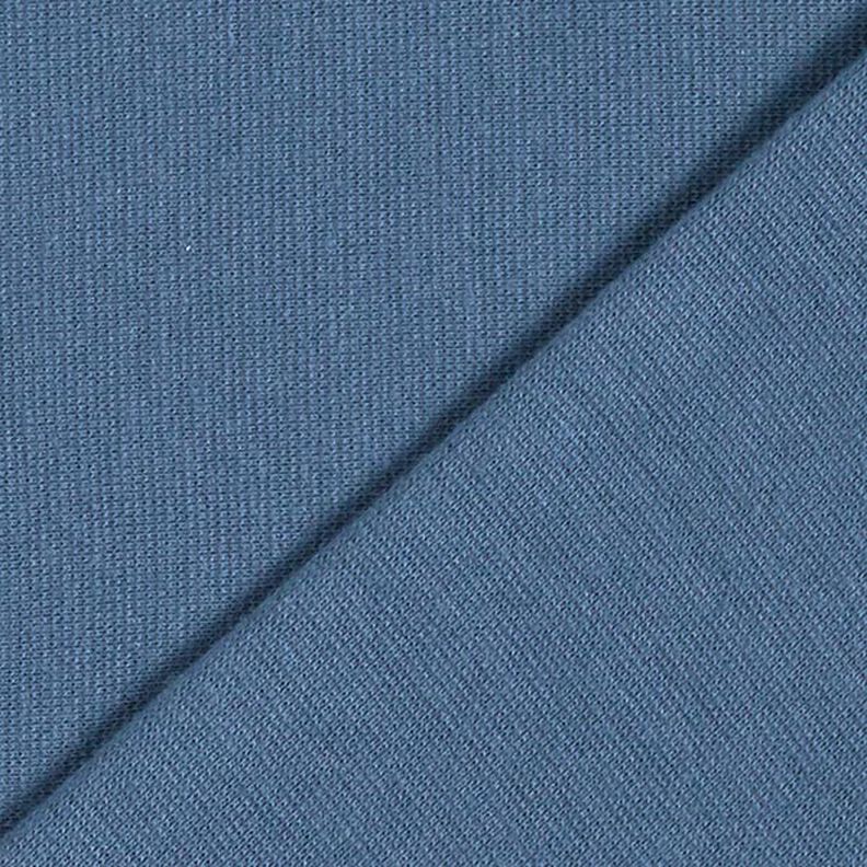 Rib stof ensfarvet – jeansblå,  image number 5