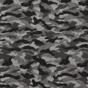strikjacquard camouflage metallisk – sort/sølv metallic, 