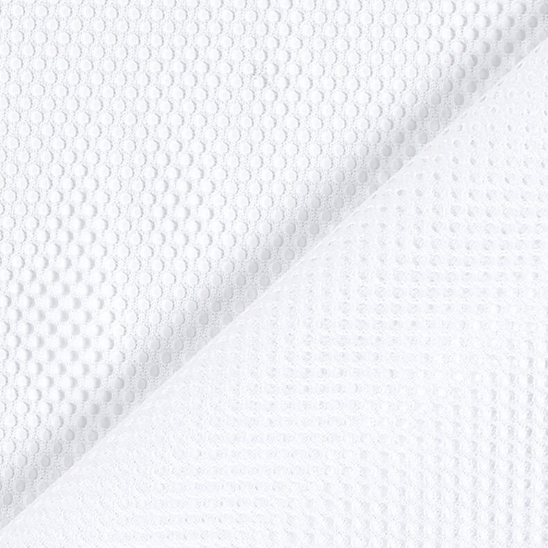 Funktions-mesh groft – hvid,  image number 3