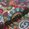 Dekorationsstof Gobelin blomster mandala – sort,  thumbnail number 2