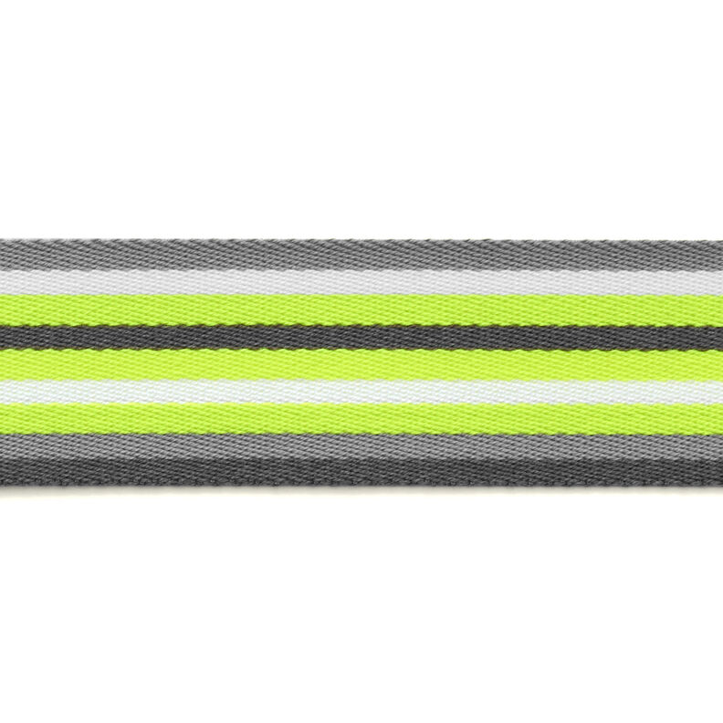 Bånd til taskerem Neon [ 40 mm ] – neongul/grå,  image number 3
