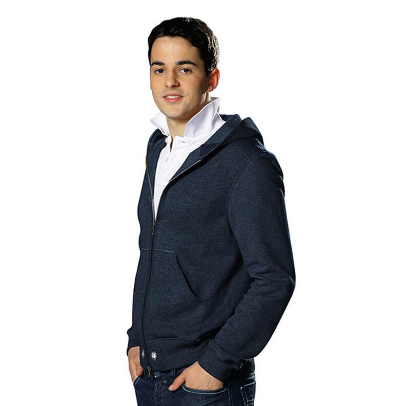Sweatshirt lodden Premium – sort-blå,  image number 4