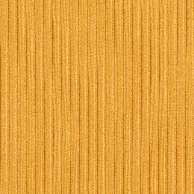 Ribstrik ensfarvet – karrygul,  image number 1