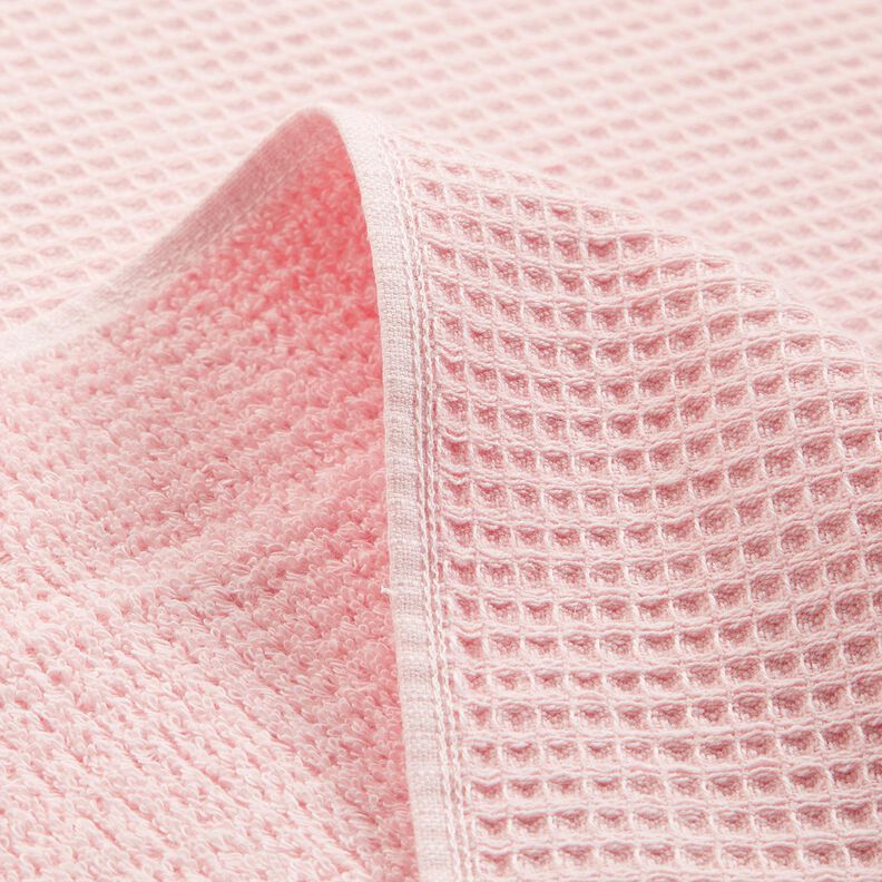 Frottéstof/Vaffelpiqué Ensfarvet – rosé,  image number 5