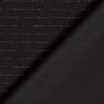 Buksestof, stretch med glitter-nålestriber – sort/sølv metallic,  thumbnail number 4