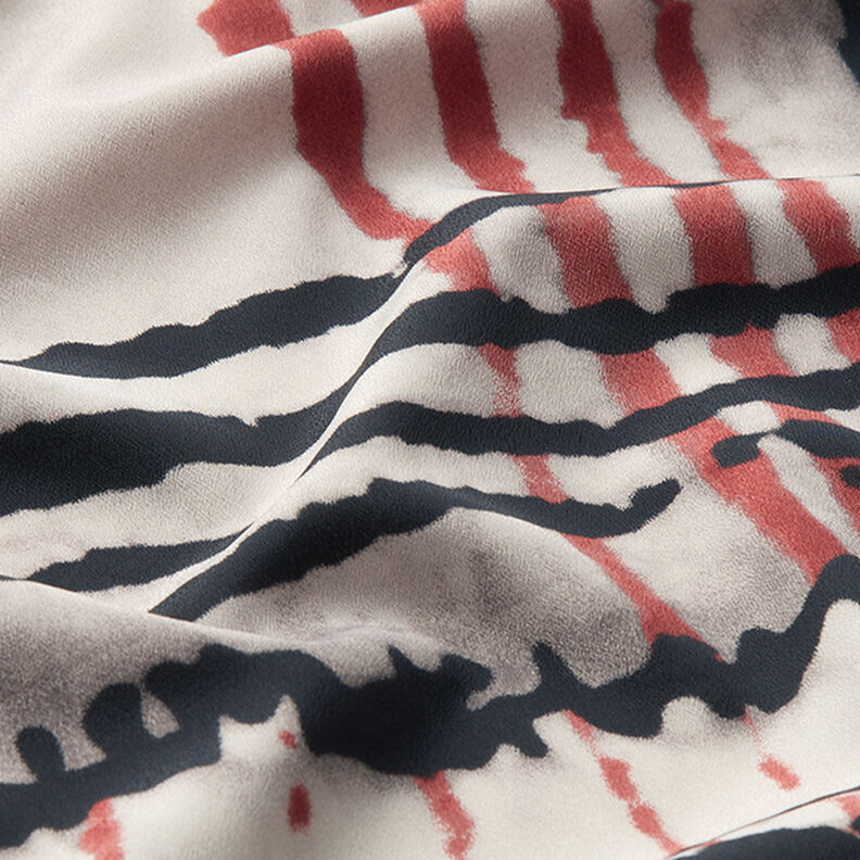 Blusestof sløret tern – perlegrå,  image number 2