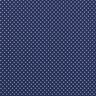 Bomuldspoplin små prikker – marineblå/hvid,  thumbnail number 1