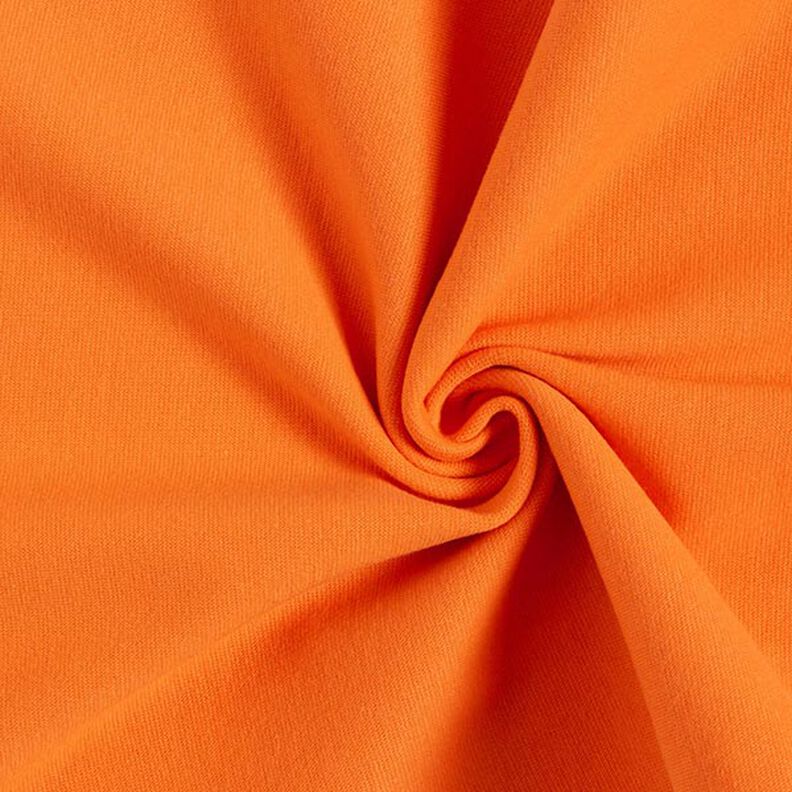 Rib stof ensfarvet – orange,  image number 1