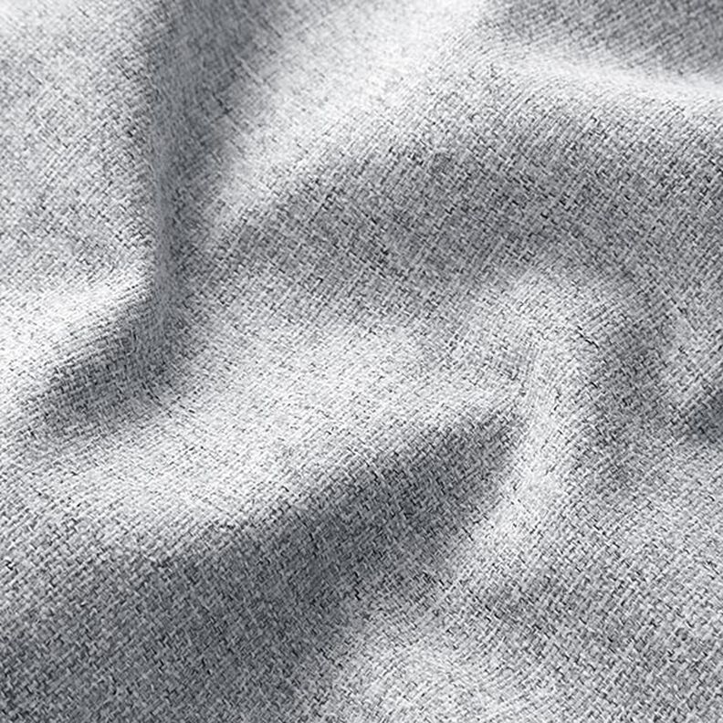 Polsterstof elegant meleret – sølvgrå,  image number 2