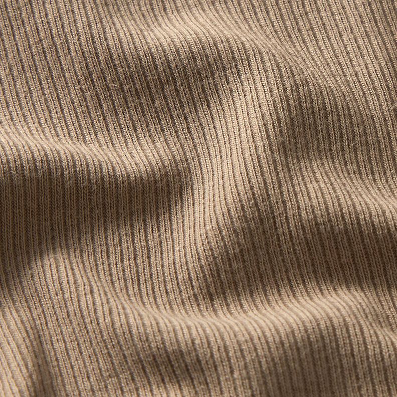 Rib-jersey fin 2-1-1-1 rib &ndash; taupe,  image number 2