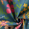 Outdoorstof Canvas kanvas fugle og blomster – stålblå,  thumbnail number 3