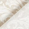 Dekorationsstof Canvas Ornamenter – natur/hvid,  thumbnail number 4