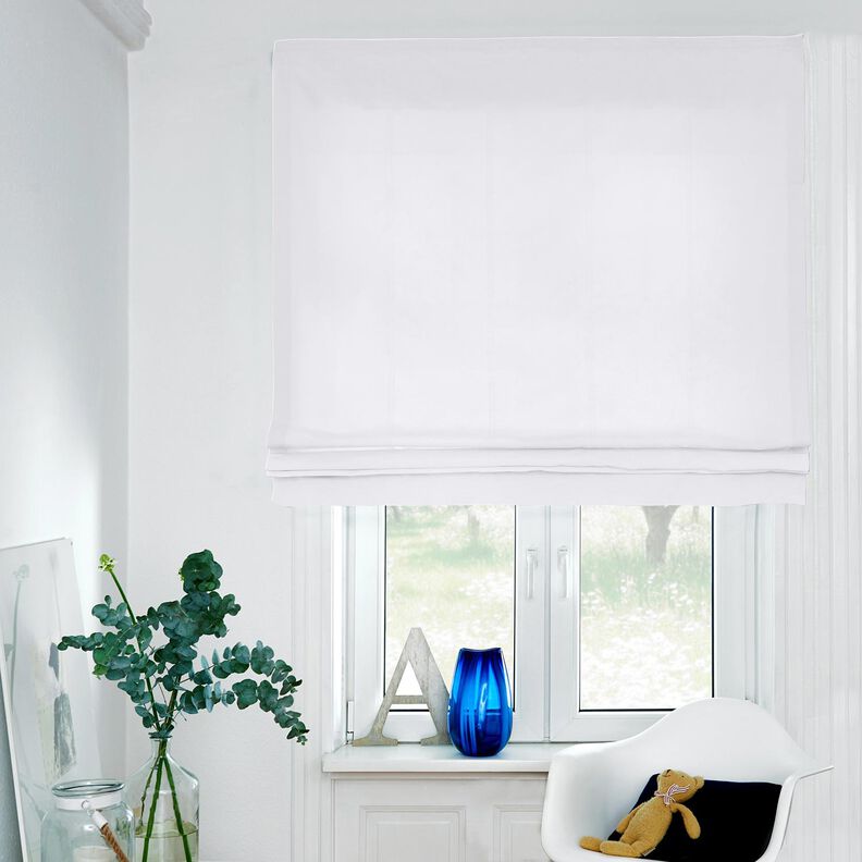 Rent h&oslash;r tungt Ensfarvet &ndash; hvid,  image number 5