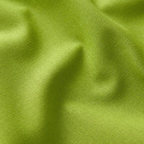 Bomuldsstof Cretonne Ensfarvet – æblegrøn, 