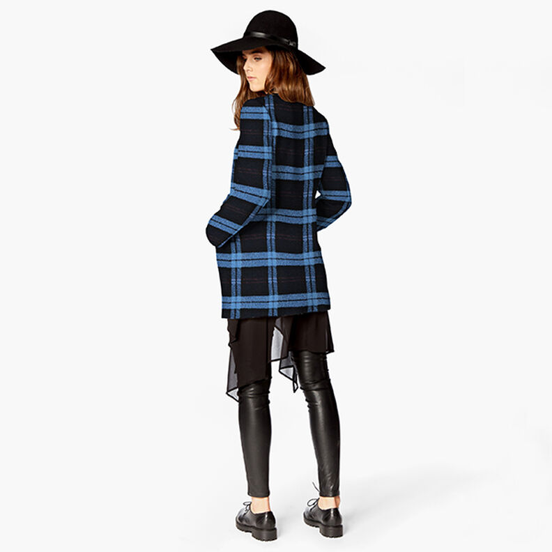 Frakkestof tern loops – sort/blå,  image number 5