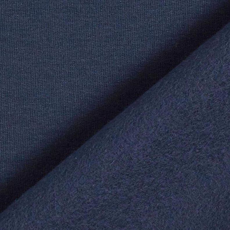 Let bomuldssweat ensfarvet – natblå,  image number 5
