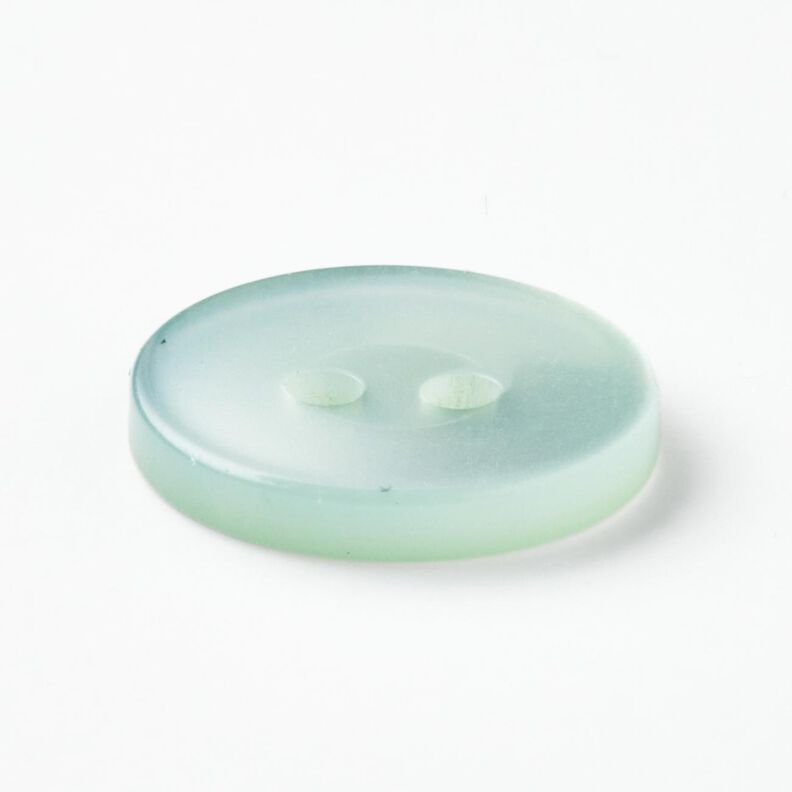 2-hulsknap blank [Ø 15 mm] – lys mint,  image number 2