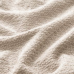 Polsterstof blød luv – sølvgrå, 