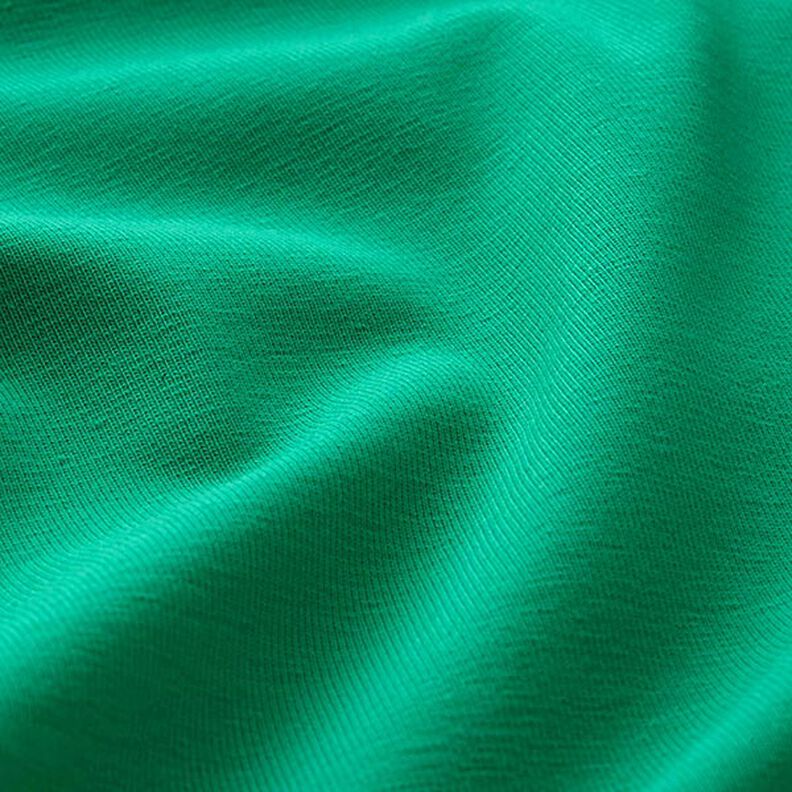 Bomuldsjersey Medium ensfarvet – grøn,  image number 4