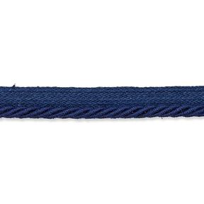 Kordel-Paspelbånd [9 mm] - marineblå, 