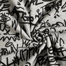 Alpefleece graffiti Melange – sølvgrå,  thumbnail number 3