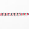 Strikbånd  Melange Striber [13 mm] – rød/sort,  thumbnail number 2