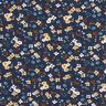 Bomuldsjersey Millefleurs – natblå,  thumbnail number 1
