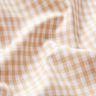 Bomuldsstof Poplin Vichy tern – beige,  thumbnail number 2