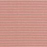 Bomuldsjersey smalle striber – anemone/terracotta,  thumbnail number 1