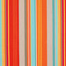 Outdoorstof Canvas Striber – orange/rød,  thumbnail number 1