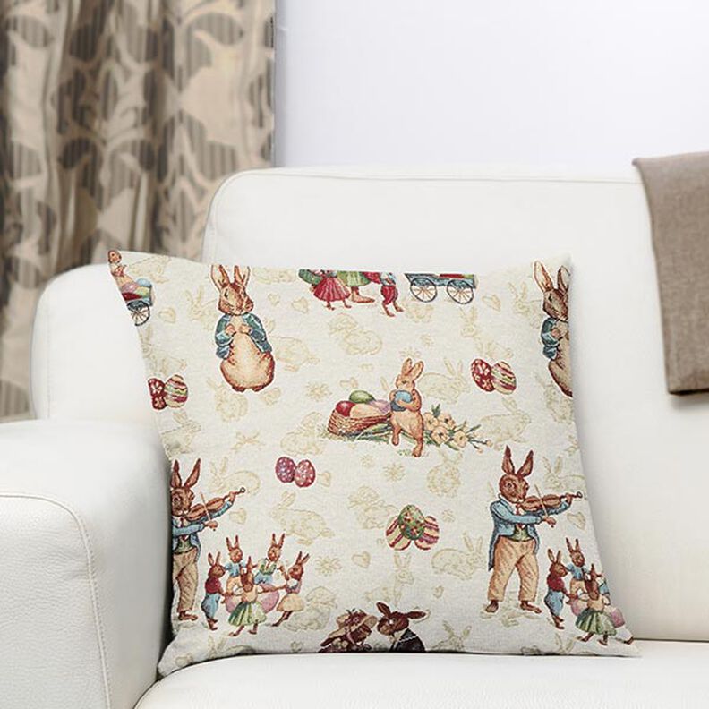 Jacquard Gobelin Påskehare-familie,  image number 8