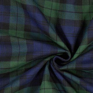 Skotskternet Stretch – navy/grøn, 