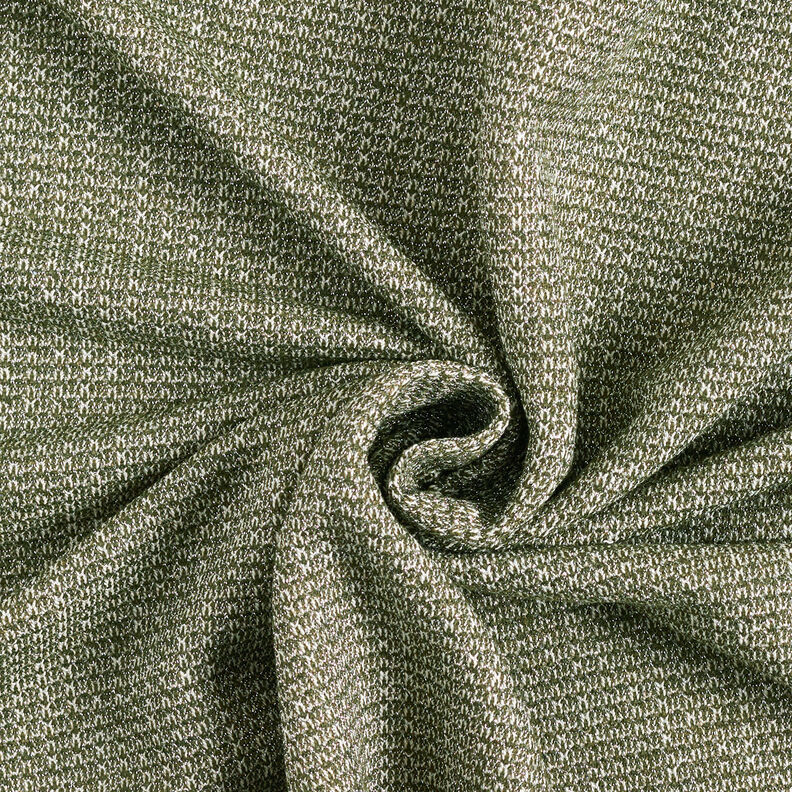 French Terry glimmer – kaki,  image number 4