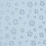 frottéjersey blomster – sølvblå,  thumbnail number 1