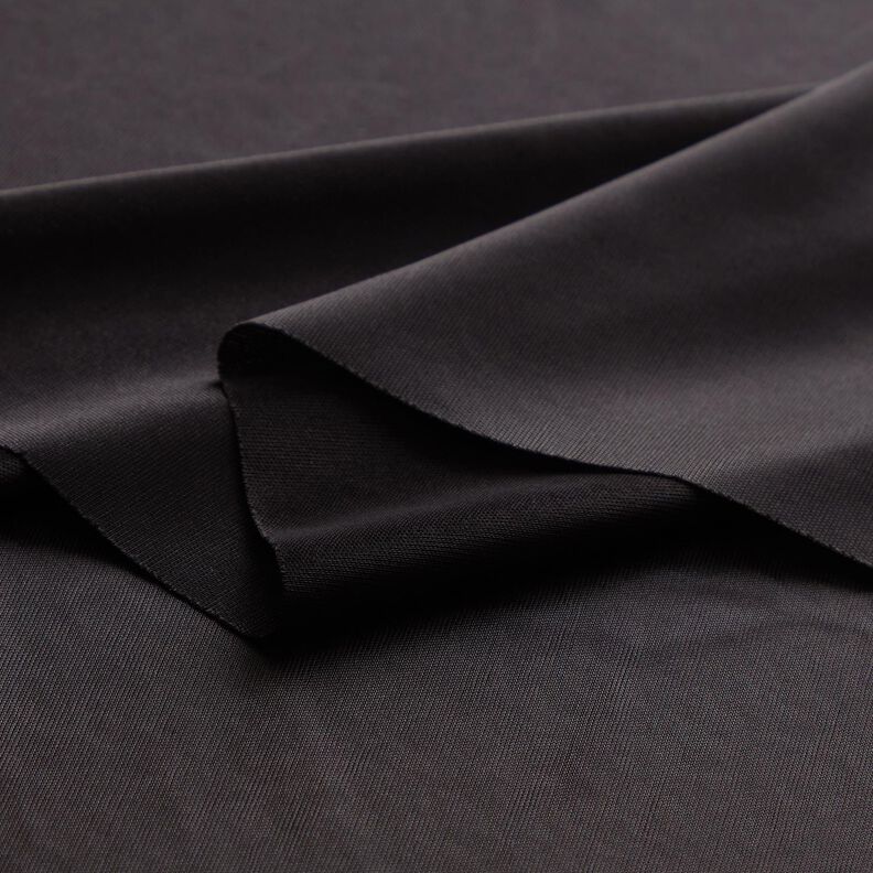 Charmeuse Charmeuse Ensfarvet – sort,  image number 4