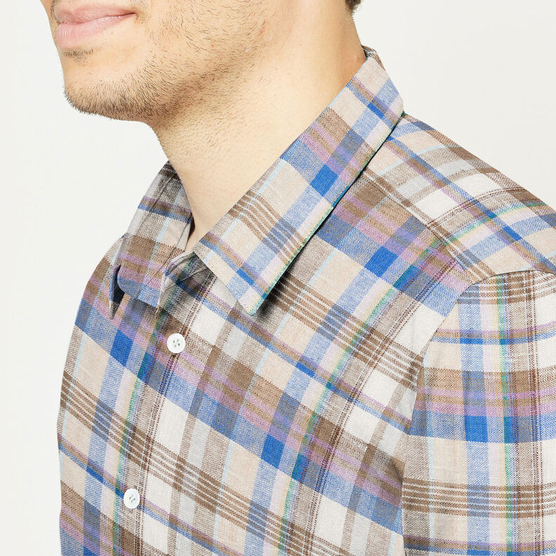 Hør-viskoseblanding tern – olivengrøn,  image number 7