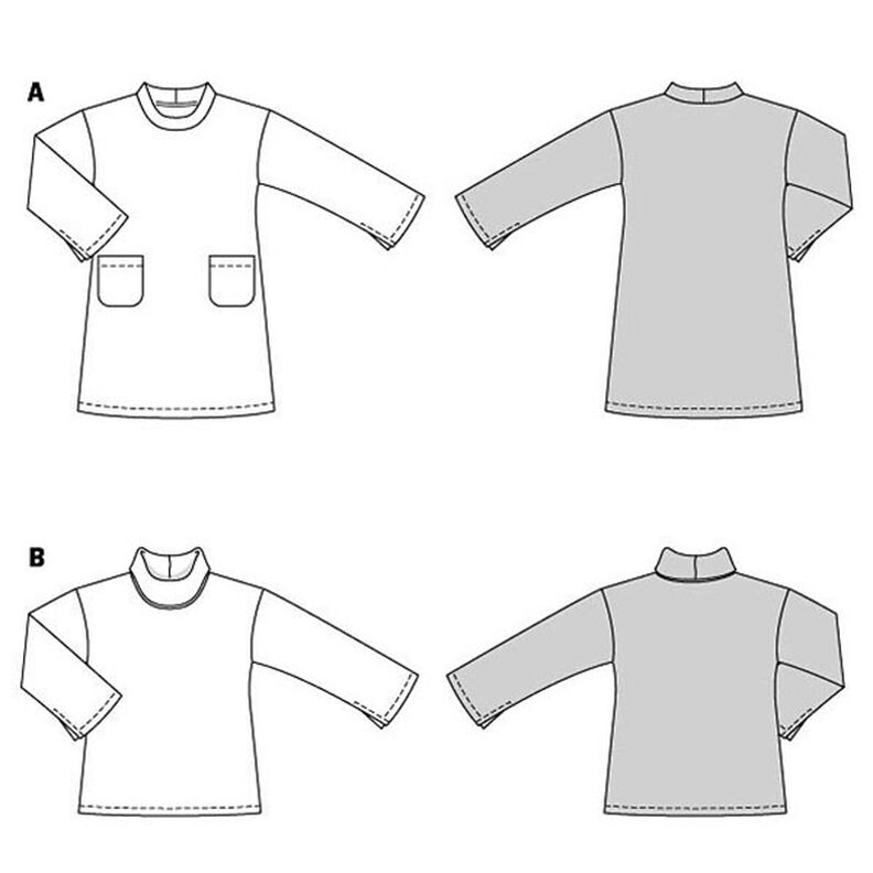 Plus-Size Kjole / Shirt | Burda 5866 | 44-54,  image number 8