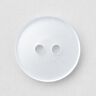 2-hulsknap blank [Ø 15 mm] – hvid,  thumbnail number 1