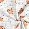 Bomuldspoplin Bamser med ternmønster Digitaltryk – hvid/reed,  thumbnail number 3