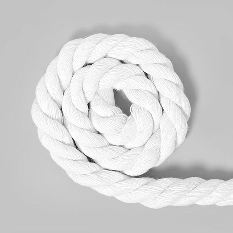 Bomuldsagraman [Ø 14 mm] 1 - hvid,  image number 1